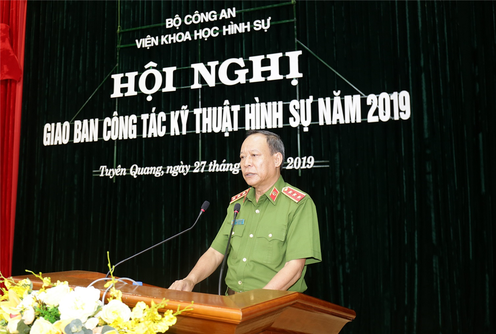 Hội nghị giao ban công tác kỹ thuật hình sự năm 2019