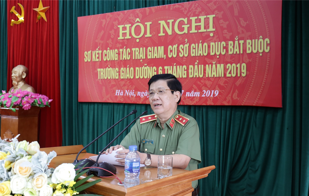 Cục Cảnh sát quản lý trại giam, cơ sở giáo dục bắt buộc, trường giáo dưỡng sơ kết công tác 6 tháng đầu năm 2019