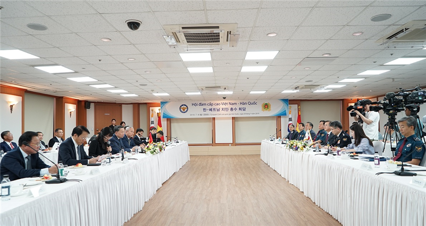 Hội đàm cấp cao giữa Bộ Công an Việt Nam và Cơ quan Cảnh sát quốc gia Hàn Quốc