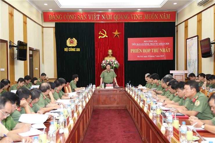 Tiểu ban An ninh, trật tự ASEAN 2020 Bộ Công an tổ chức phiên họp thứ Nhất