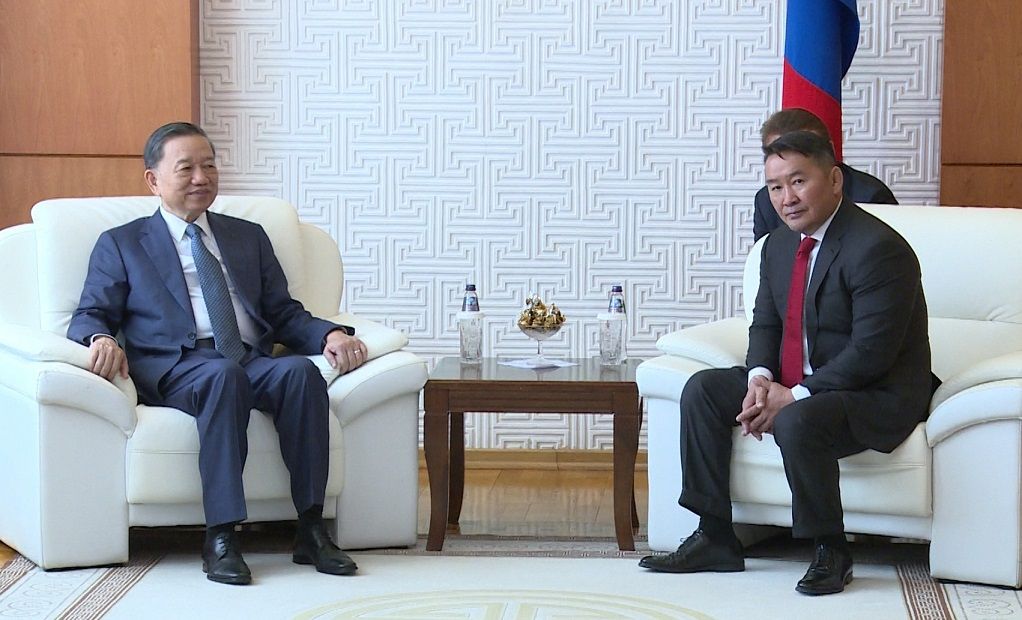 Bộ trưởng Tô Lâm thăm và làm việc tại Mông Cổ