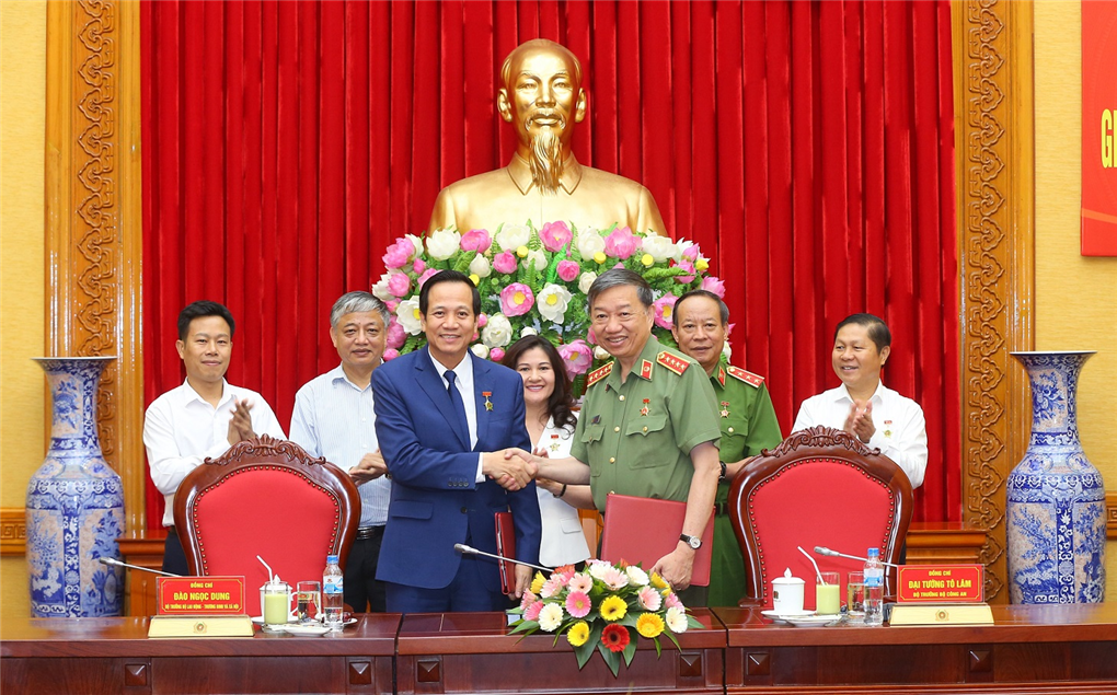 Bộ Công an và Bộ Lao động - Thương binh và Xã hội ký kết Quy chế phối hợp