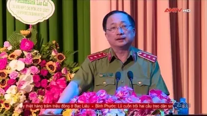 Thứ trưởng Nguyễn Văn Thành dự gặp mặt kỷ niệm 72 năm Ngày thành lập Công an tỉnh Lào Cai