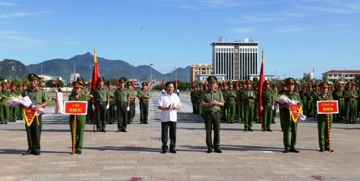 Khai mạc Vòng chung kết Hội thi điều lệnh, bắn súng, võ thuật CAND lần thứ 5 năm 2019 khu vực phía Bắc
