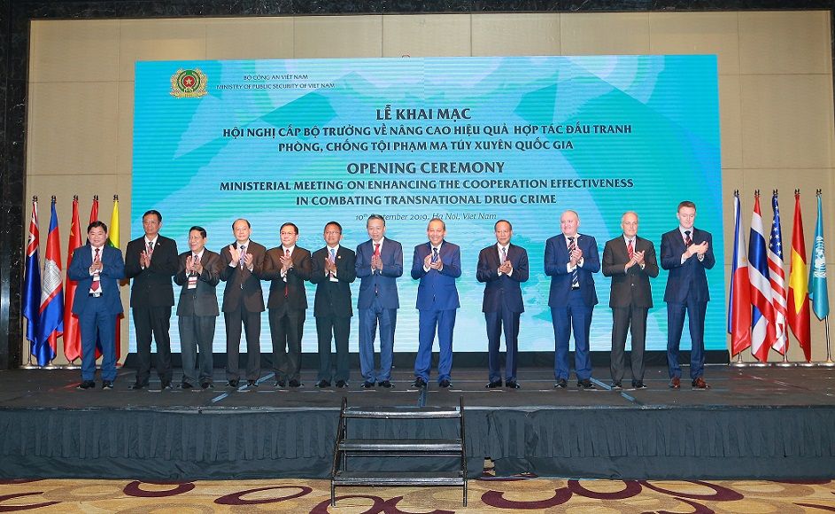Khai mạc Hội nghị cấp Bộ trưởng về nâng cao hiệu quả hợp tác đấu tranh phòng, chống tội phạm ma túy xuyên quốc gia