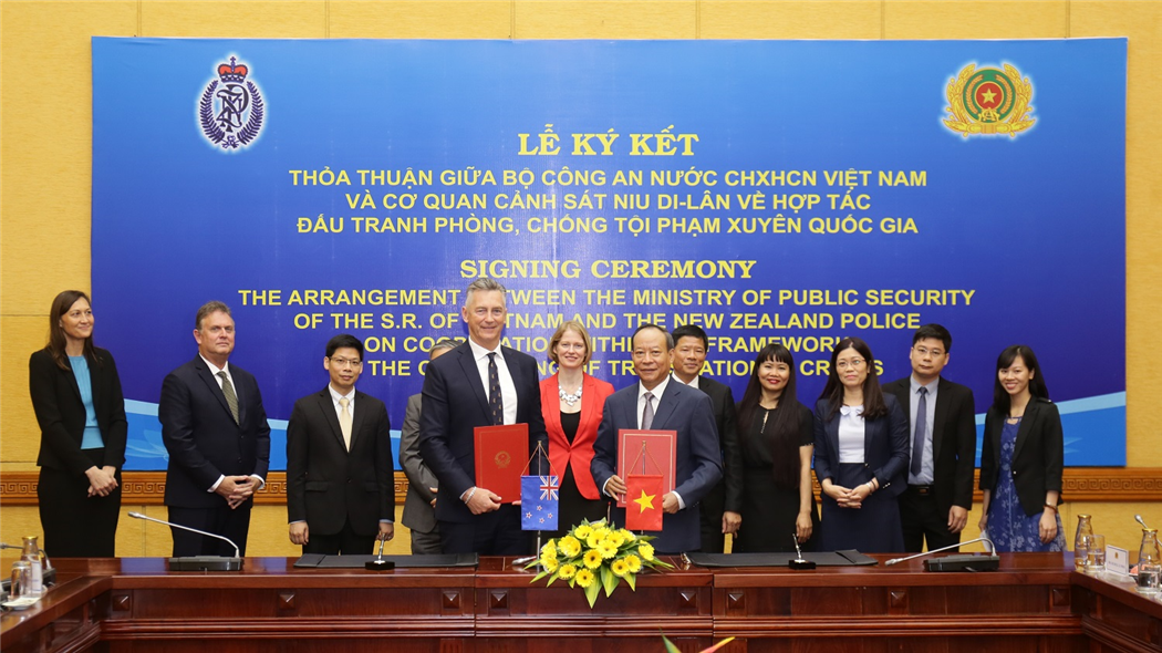 Việt Nam - New Zealand hợp tác phòng chống tội phạm xuyên quốc gia