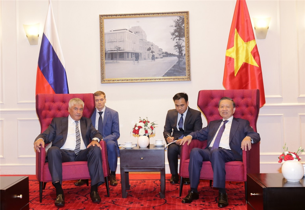Bộ Công an Việt Nam - Bộ Nội vụ Liên bang Nga đẩy mạnh quan hệ hợp tác