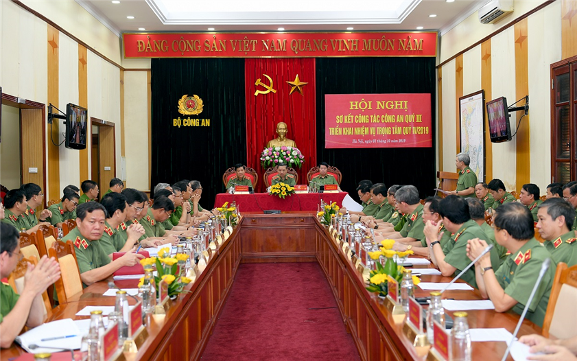 Bộ Công an sơ kết công tác công an Quý III, triển khai nhiệm vụ trọng tâm Quý IV/2019