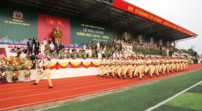 Học viện Cảnh sát nhân dân khai giảng năm học 2019 - 2020