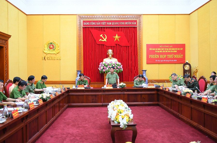 Tiểu Ban An ninh, trật tự Đại hội đảng bộ các cấp và Đại hội lần thứ XIII của Đảng họp Phiên thứ Nhất