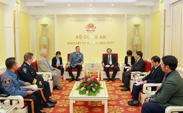 Thứ trưởng Nguyễn Văn Thành tiếp Liên minh Thực thi pháp luật Hoa Kỳ và Hiệp hội Tư lệnh Cảnh sát quốc tế