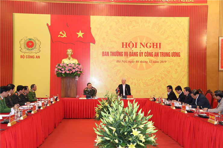Hội nghị Ban Thường vụ Đảng ủy Công an Trung ương năm 2019