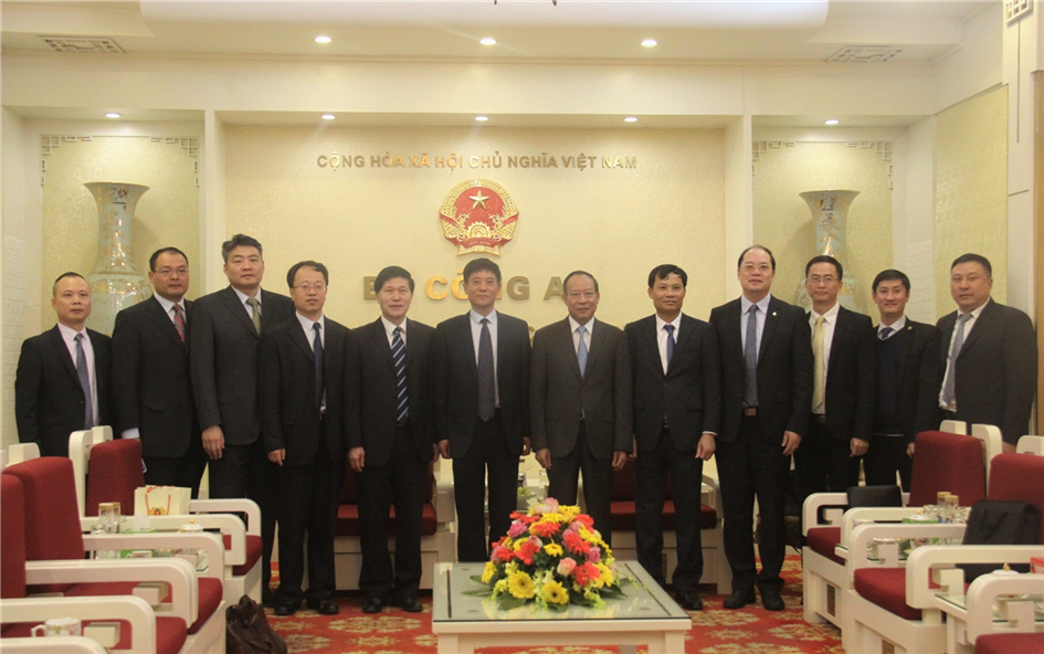 Lãnh đạo Bộ Công an tiếp khách quốc tế