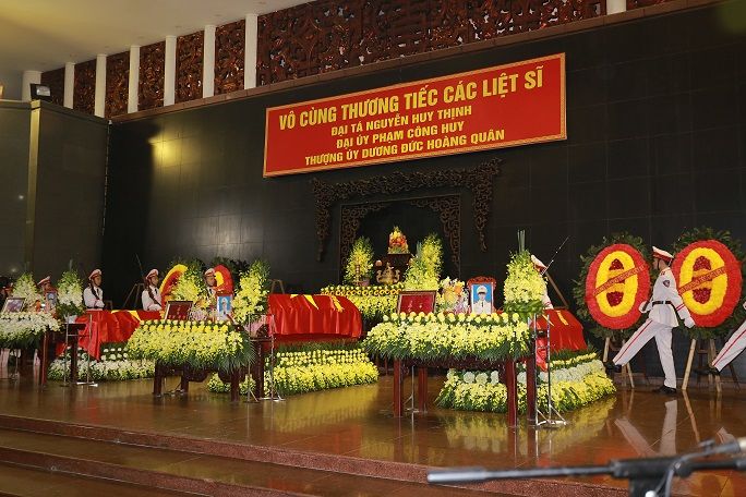 Đảng ủy Công an Trung ương, Bộ Công an tổ chức trọng thể Lễ tang 03 liệt sỹ Công an nhân dân hy sinh trong khi làm nhiệm vụ tại xã Đồng Tâm, huyện Mỹ Đức, TP Hà Nội