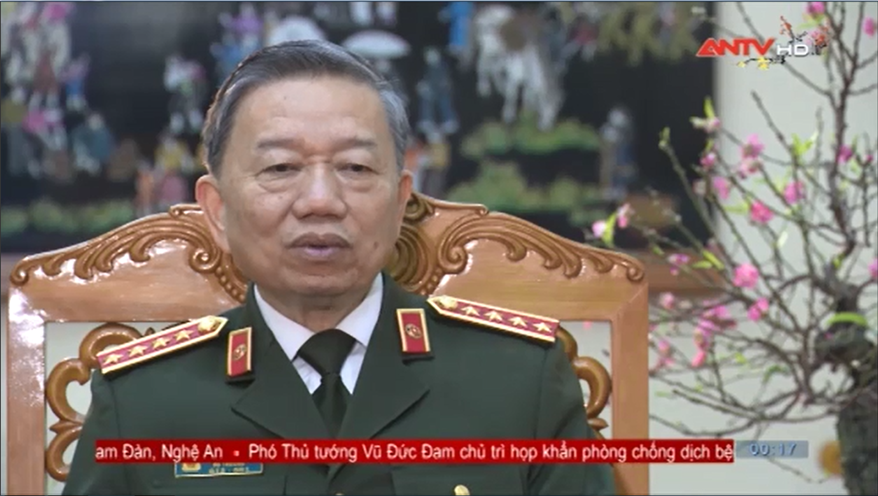 Bộ trưởng Tô Lâm chúc mừng năm mới Canh Tý 2020