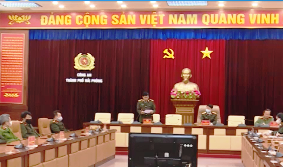 Thứ trưởng Bùi Văn Nam làm việc với Công an thành phố Hải Phòng