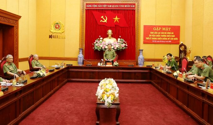 Bộ Công an gặp mặt Ban Liên lạc cán bộ Công an chi viện chiến trường miền Nam