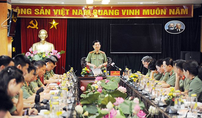 Thứ trưởng Nguyễn Văn Sơn gặp mặt Báo chí Công an nhân dân về công tác thông tin, tuyên truyền phòng, chống dịch COVID-19