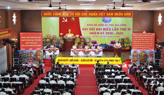 Thứ trưởng Nguyễn Duy Ngọc dự, chỉ đạo Đại hội đại biểu Đảng bộ Công an tỉnh Đắk Nông lần thứ IV, nhiệm kỳ 2020 - 2025