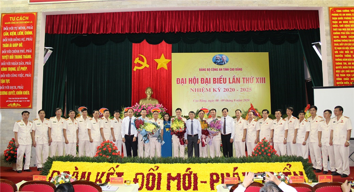 Thứ trưởng Lê Quốc Hùng dự, chỉ đạo Đại hội đại biểu Đảng bộ Công an tỉnh Cao Bằng, nhiệm kỳ 2020 - 2025