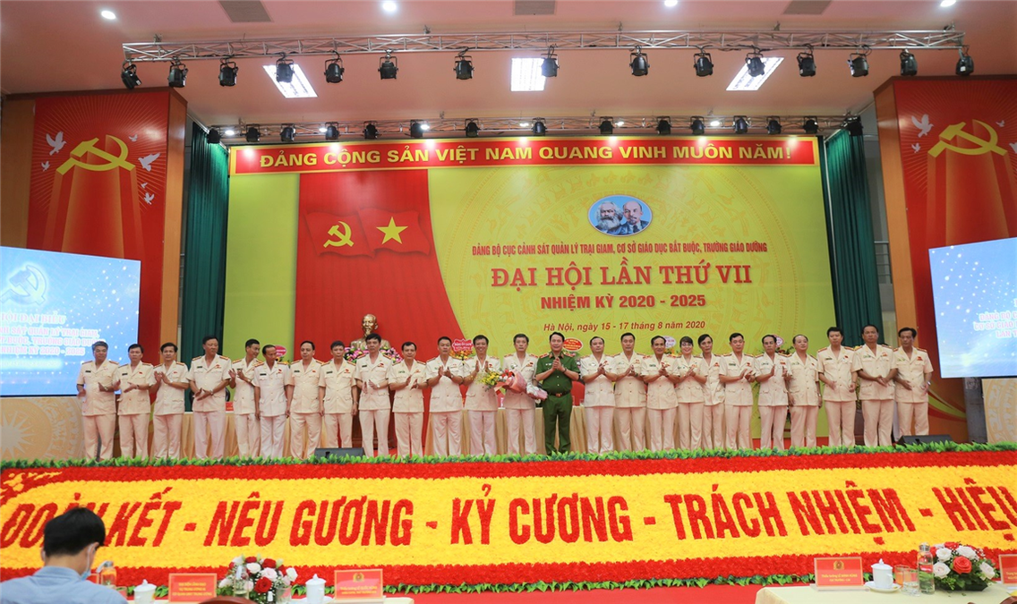 Đảng bộ Cục Cảnh sát quản lý trại giam, cơ sở giáo dục bắt buộc, trường giáo dưỡng tổ chức Đại hội đại biểu lần thứ VII, nhiệm kỳ 2020 - 2025