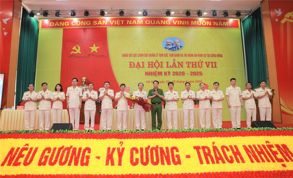 Đảng bộ Cục Cảnh sát quản lý tạm giữ, tạm giam và thi hành án hình sự tại cộng đồng nhiệm kỳ 2020 – 2025 quyết tâm hoàn thành tốt các nhiệm vụ được giao