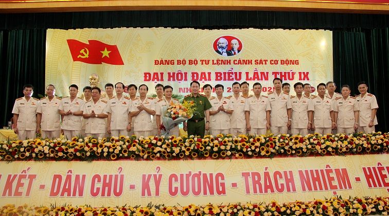 Đại hội Đảng bộ Bộ Tư lệnh Cảnh sát cơ động lần thứ IX, nhiệm kỳ 2020 - 2025