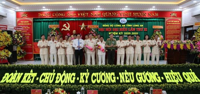 Đảng bộ Công an tỉnh Long An tổ chức Đại hội đại biểu lần thứ XI, nhiệm kỳ 2020-2025