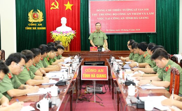 Không để xảy ra bị động, bất ngờ trong mọi tình huống và bảo đảm tuyệt đối an ninh, trật tự trên địa bàn tỉnh Hà Giang