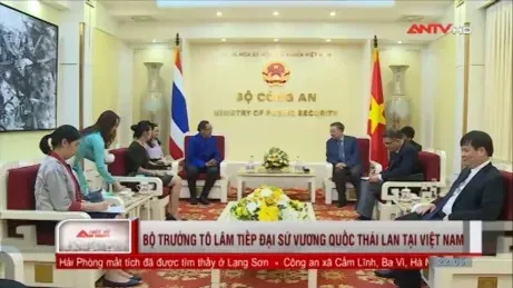 Bộ trưởng Tô Lâm tiếp Đại sứ Vương quốc Thái Lan