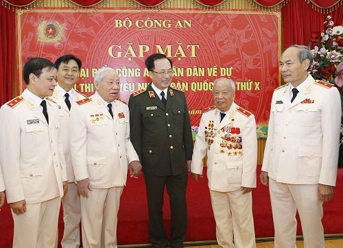 Bộ Công an gặp mặt đại biểu CAND dự Đại hội Thi đua yêu nước toàn quốc lần thứ X