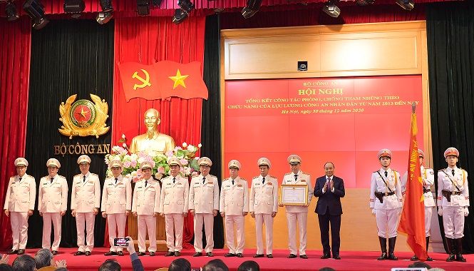 Lực lượng Công an nhân dân giữ vững vai trò là lực lượng đi đầu, đột phá trong công tác phòng chống tham nhũng