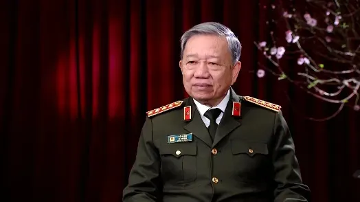 Bộ trưởng Tô Lâm trả lời phỏng vấn Đài Truyền hình Việt Nam nhân dịp Tết Nguyên đán Giáp Thìn 2024