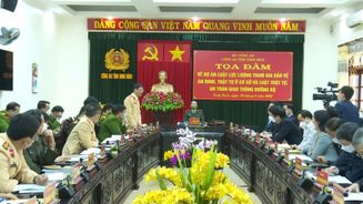 Công an các tỉnh Ninh Bình, Bắc Giang tổ chức tọa đàm về 2 Dự án Luật