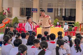 Tuyên truyền pháp luật giao thông tới hơn 12.000 học sinh  trên địa bàn thành phố Bà Rịa
