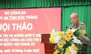 Công an tỉnh Sóc Trăng lấy ý kiến về 5 dự án luật do Bộ Công an chủ trì soạn thảo