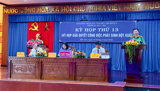 Bến Tre: Thông qua Nghị quyết tổ chức thực hiện Luật Lực lượng tham gia bảo vệ an ninh, trật tự ở cơ sở