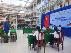 Tuyên truyền pháp luật sinh động bằng hình thức “Phiên tòa giả định”