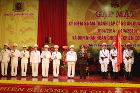 Công an quận Bắc Từ Liêm đón nhận Huân chương Chiến công hạng Nhì
