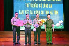 Công an Hà Tĩnh chủ động nắm chắc tình hình, đảm bảo an ninh, trật tự trên địa bàn