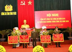 Thứ trưởng Nguyễn Văn Thành dự Hội nghị tổng kết công tác năm 2019 của Công an tỉnh Vĩnh Phúc