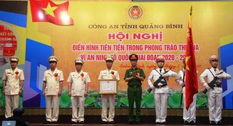 Công an tỉnh Quảng Bình tổ chức Hội nghị điển hình tiên tiến giai đoạn 2015-2020
