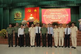 Thứ trưởng Nguyễn Văn Thành dự Hội nghị Điển hình tiên tiến phong trào thi đua “Vì an ninh Tổ quốc” tại Công an tỉnh Thái Bình