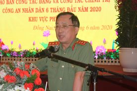Giao ban công tác đảng và công tác chính trị Công an nhân dân 6 tháng đầu năm 2020 khu vực phía Nam