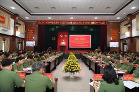 Giao ban công tác đảng và công tác chính trị Công an nhân dân 6 tháng đầu năm 2020 khu vực phía Bắc