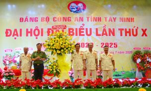 Đại hội đại biểu Đảng bộ Công an tỉnh Tây Ninh lần thứ X, nhiệm kỳ 2020 - 2025