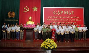 Công an tỉnh Hà Nam gặp mặt các đồng chí nguyên Trưởng Công an xã, Phó trưởng Công an xã bán chuyên trách