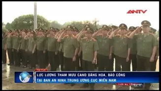 Lực lượng Tham mưu CAND báo công tại Ban an ninh Trung ương Cục miền Nam