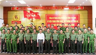 Thứ trưởng Nguyễn Văn Thành làm việc với Công an tỉnh Quảng Bình