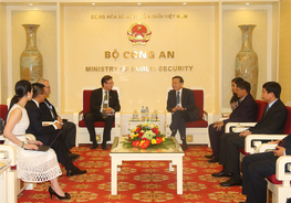 Bộ trưởng Tô Lâm tiếp Chủ tịch Hội đồng kinh doanh Hoa Kỳ - ASEAN